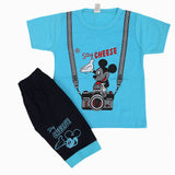 Boys Half Sleeves Short Suit - Blue, Kids, Boys Sets And Suits, Chase Value, Chase Value