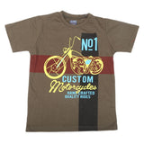 Boys Half Sleeves Jersey T-Shirt - Olive Green, Kids, Boys T-Shirts, Chase Value, Chase Value