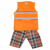 Boys 2 Pcs Suit Sando - Orange, Kids, Boys Sets And Suits, Chase Value, Chase Value