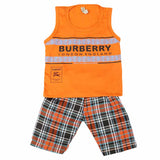 Boys 2 Pcs Suit Sando - Orange, Kids, Boys Sets And Suits, Chase Value, Chase Value
