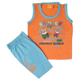 Boys Sando Suit - Orange, Kids, Boys Sets And Suits, Chase Value, Chase Value