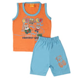 Boys Sando Suit - Orange, Kids, Boys Sets And Suits, Chase Value, Chase Value