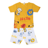 Boys Half Sleeves Short Suit - Yellow, Kids, Boys Sets And Suits, Chase Value, Chase Value