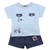 Newborns Half Sleeves Girls Suit - Blue, Kids, Newborn Girls Sets And Suits, Chase Value, Chase Value