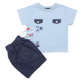 Newborns Half Sleeves Girls Suit - Blue, Kids, Newborn Girls Sets And Suits, Chase Value, Chase Value