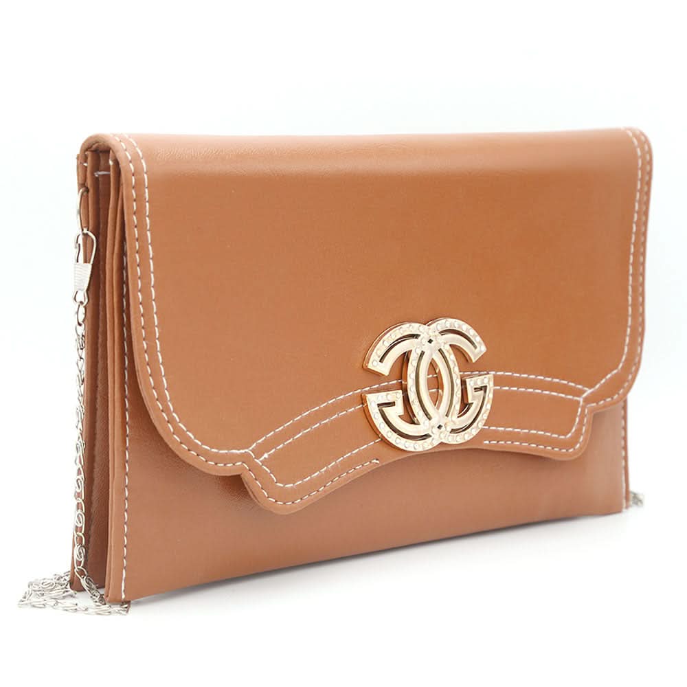 Ladies Clutch K-2088 - Brown, Women, Clutches, Chase Value, Chase Value