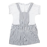 Newborns Half Sleeves Girls Romper - Grey, Kids, Newborn Girls Rompers, Chase Value, Chase Value