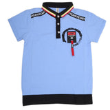 Boys Half Sleeves Polo T-Shirt - Blue, Kids, Boys T-Shirts, Chase Value, Chase Value