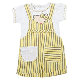 Newborns Half Sleeves Girls Romper - Yellow, Kids, Newborn Girls Rompers, Chase Value, Chase Value