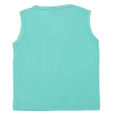 Girl's Sando T-Shirts - Cyan, Kids, Girls T-Shirts, Chase Value, Chase Value