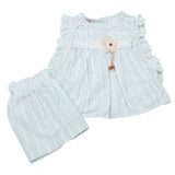 Newborns Half Sleeves Girls Suit - Green, Kids, Newborn Girls Sets And Suits, Chase Value, Chase Value