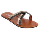 Girls Fancy Slippers (KL-0011) - Black, Kids, Girls Slippers, Chase Value, Chase Value