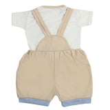 Newborn Boys Romper - Beige, Newborn Boys Rompers, Chase Value, Chase Value