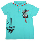 Boys Half Sleeves Polo T-Shirt - Green, Kids, Boys T-Shirts, Chase Value, Chase Value