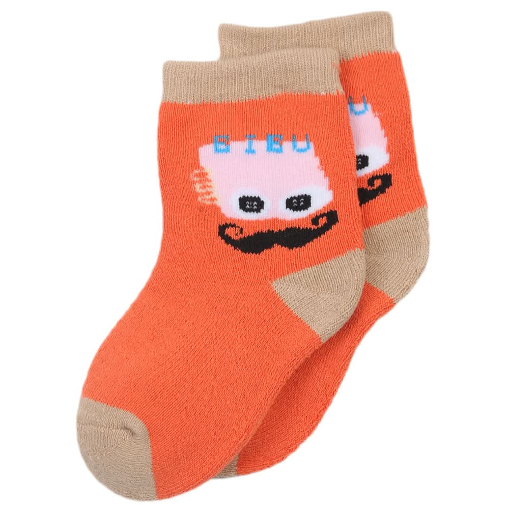 Kids Winter Socks - RS481 - Orange - A, Kids, Boys Socks, Kids, Girls Socks, Chase Value, Chase Value