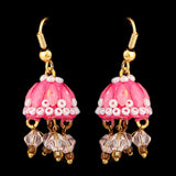 Women's Fancy Ear Jhumki - Pink, Jewellery, Chase Value, Chase Value