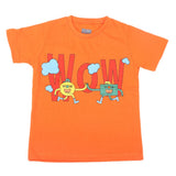 Boys Half Sleeves Jersey T-Shirt - Orange, Kids, Boys T-Shirts, Chase Value, Chase Value