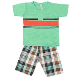 Boys 2 Pcs Suit Half Sleeves - Green, Kids, Boys Sets And Suits, Chase Value, Chase Value