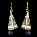 Women's Fancy Ear Jhumki - Golden - Blue, Jewellery, Chase Value, Chase Value