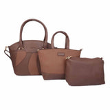 Women's Handbag (5203) 3 Pcs - Coffee, Women, Bags, Chase Value, Chase Value