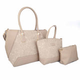 Women's Handbag (18858) 3 Pcs - Apricot, Women, Bags, Chase Value, Chase Value