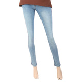Women's Denim Side Stich Pant - Light Blue, Women, Pants & Tights, Chase Value, Chase Value