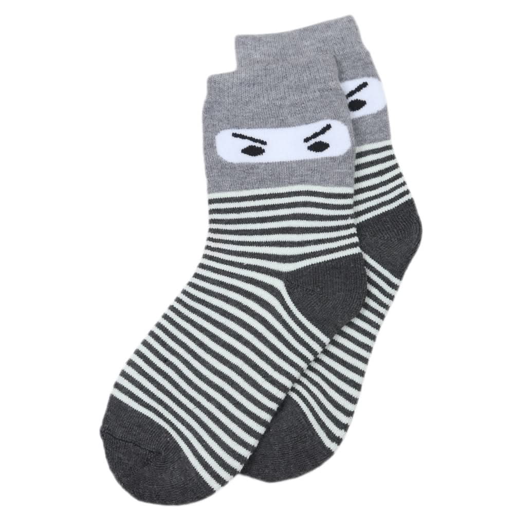 Kids Winter Socks - RS481 - Grey - A, Kids, Boys Socks, Kids, Girls Socks, Chase Value, Chase Value