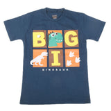 Boys Half Sleeves T-Shirt 3993 - Steel Blue, Kids, Boys T-Shirts, Chase Value, Chase Value