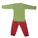 Boys Full Sleeves 2 Pcs Suit - Green, Kids, Boys Sets And Suits, Chase Value, Chase Value