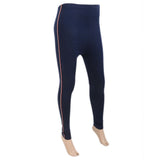 Women's Side Lace Tights - Navy Blue, Women, Pants & Tights, Chase Value, Chase Value