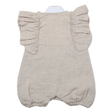 Newborns Half Sleeves Girls Romper - Beige, Kids, Newborn Girls Rompers, Chase Value, Chase Value