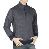 Men's Full Sleeves Fancy Jumper - Steel Grey, Men, Sweater and Sweat Shirts, Chase Value, Chase Value