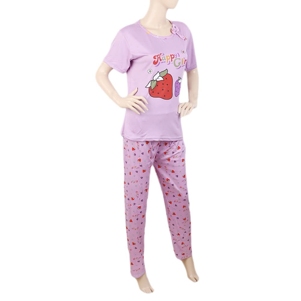 Women's Night Suit - Purple, Women, Night Suit, Chase Value, Chase Value