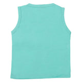 Girl's Sando T-Shirts - Cyan, Kids, Girls T-Shirts, Chase Value, Chase Value