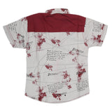 Boys Half Sleeves Casual Shirt - Maroon, Kids, Boys Shirts, Chase Value, Chase Value