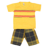 Boys 2 Pcs Suit Half Sleeves - Yellow, Kids, Boys Sets And Suits, Chase Value, Chase Value