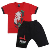 Boys Short Suits - Red, Kids, Boys Sets And Suits, Chase Value, Chase Value