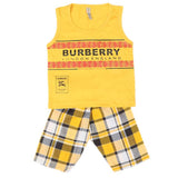 Boys 2 Pcs Suit Sando - Yellow, Kids, Boys Sets And Suits, Chase Value, Chase Value