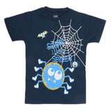 Boys Half Sleeves Jersey T-Shirt - Steel Blue, Kids, Boys T-Shirts, Chase Value, Chase Value