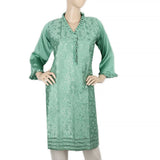 Women's Embroidered Kurti - Sea Green, Women, Ready Kurtis, Chase Value, Chase Value