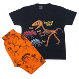 Boys Short Suit - Orange, Kids, Boys Sets And Suits, Chase Value, Chase Value