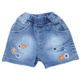 Newborn Girls Denim Short - Light Blue, Kids, Newborn Girls Shorts Skirts And Pants, Chase Value, Chase Value