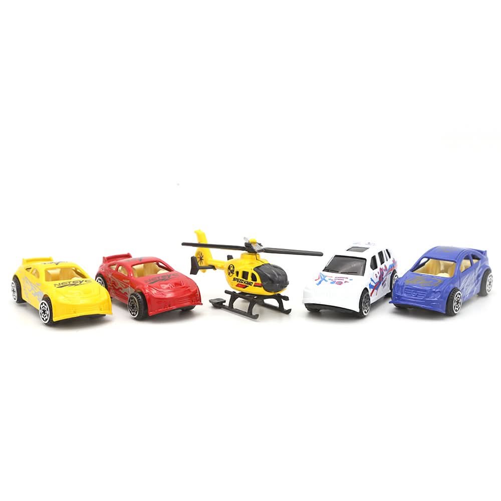 Die Cast Metal Car Set 5 Piece - Multi, Kids, Battery Operated Toys, Chase Value, Chase Value