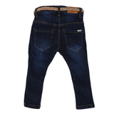 Eminent Girls Embroidered Denim Pant - Dark Blue, Kids, Girls Pants And Capri, Eminent, Chase Value