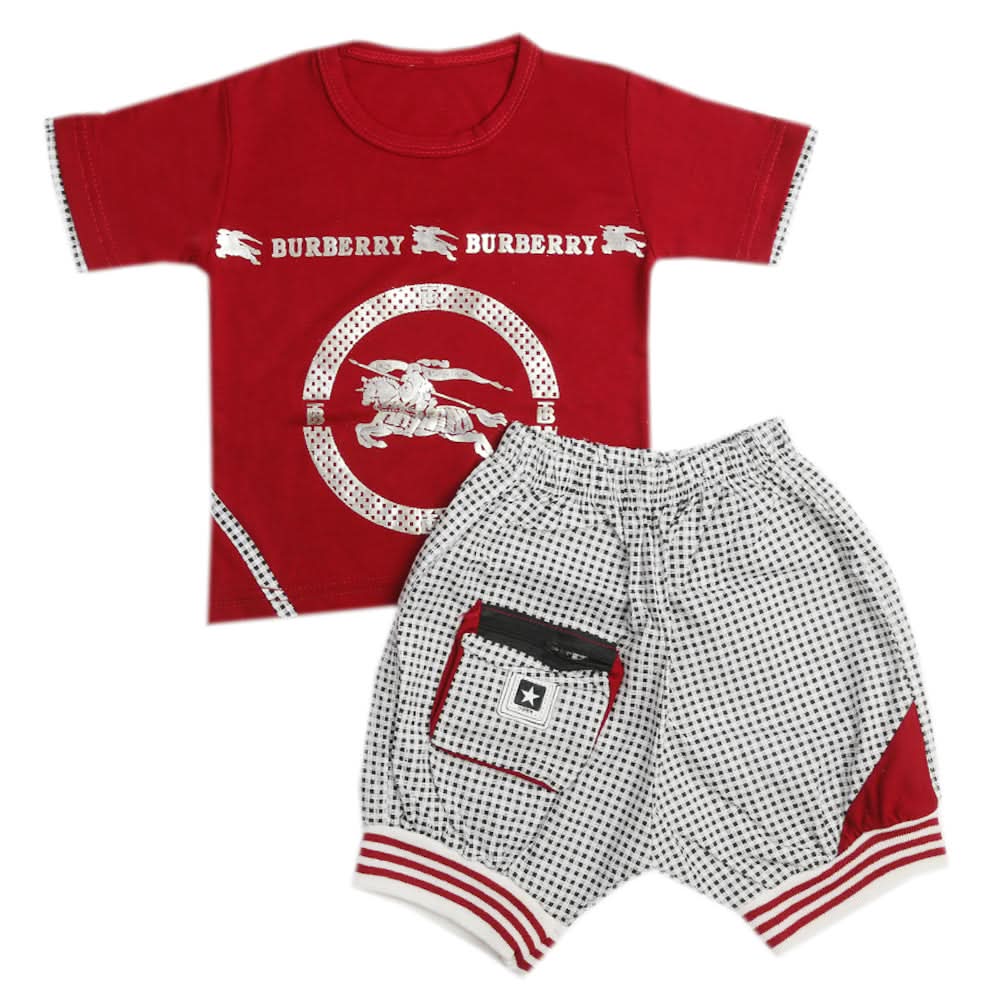 Boys Short Suit - Maroon, Boys Sets & Suits, Chase Value, Chase Value