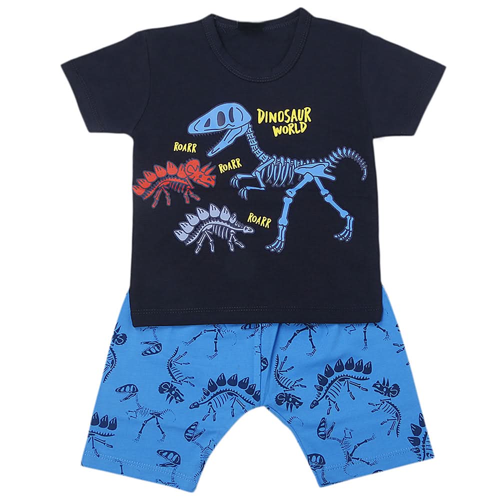 Boys Short Suit - Blue, Kids, Boys Sets And Suits, Chase Value, Chase Value