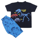 Boys Short Suit - Blue, Kids, Boys Sets And Suits, Chase Value, Chase Value