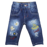 Newborn Girls Denim Pant - Dark Blue, Kids, Newborn Girls Shorts Skirts And Pants, Chase Value, Chase Value