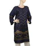 Women's Embroidered Kurti - Navy Blue, Women, Ready Kurtis, Chase Value, Chase Value