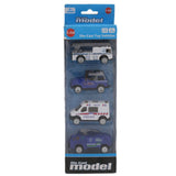 Die Cast Car Set 4 Piece - Multi, Kids, Battery Operated Toys, Chase Value, Chase Value